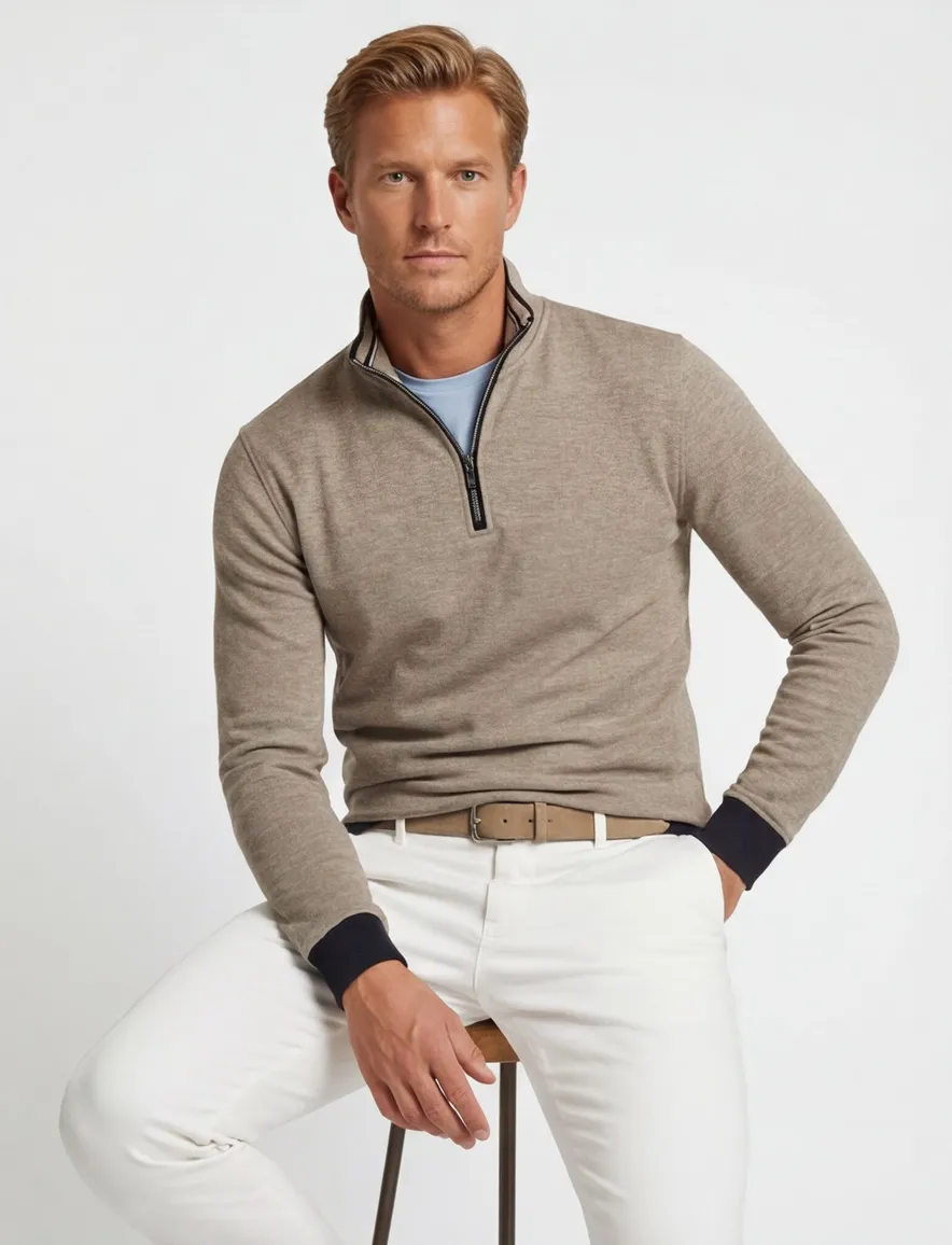baileys sweater groen katoen