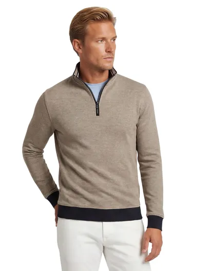 Baileys baileys sweater groen katoen