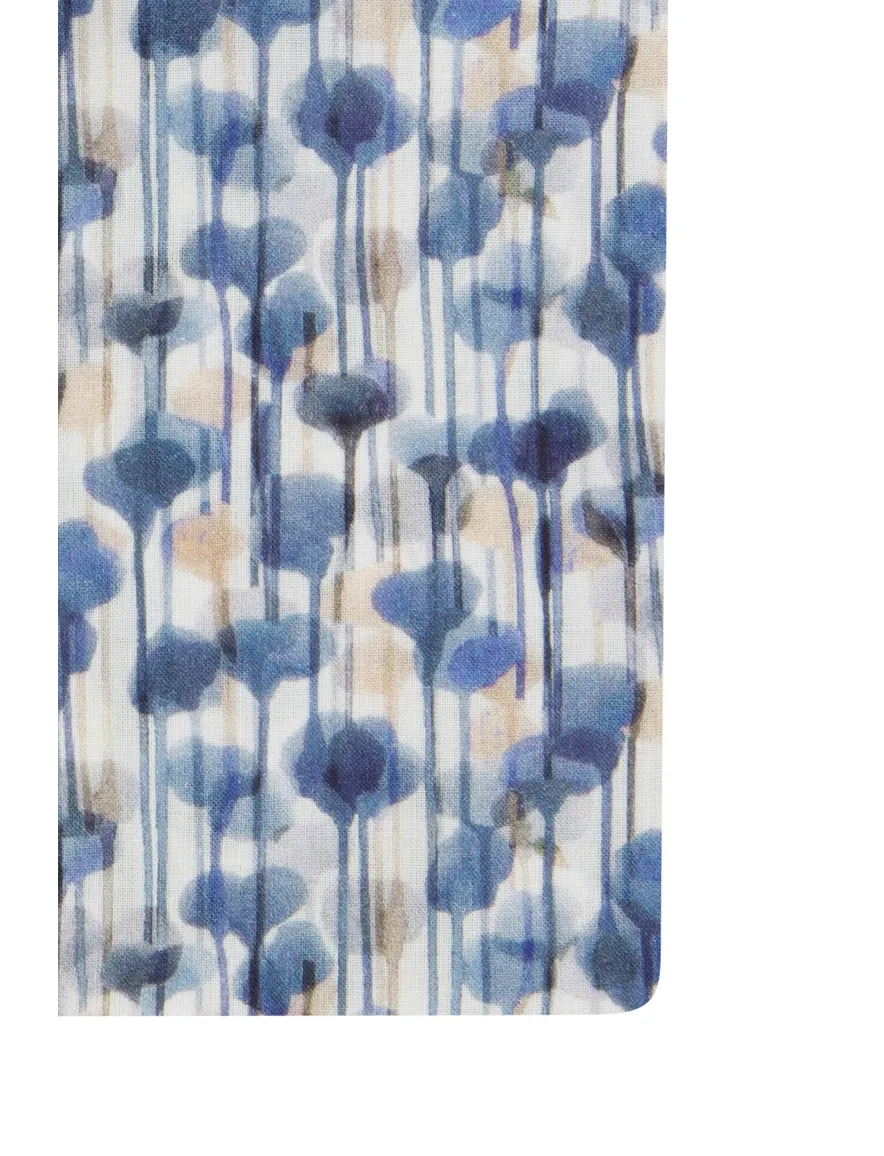 Thomas Maine overhemd blauw mouwlengte 7