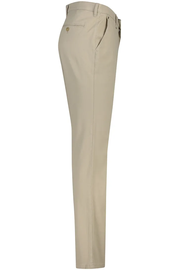 Gardeur Benito broek beige effen katoen