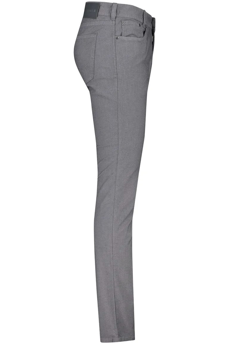 Gardeur broek 5-p grijs
