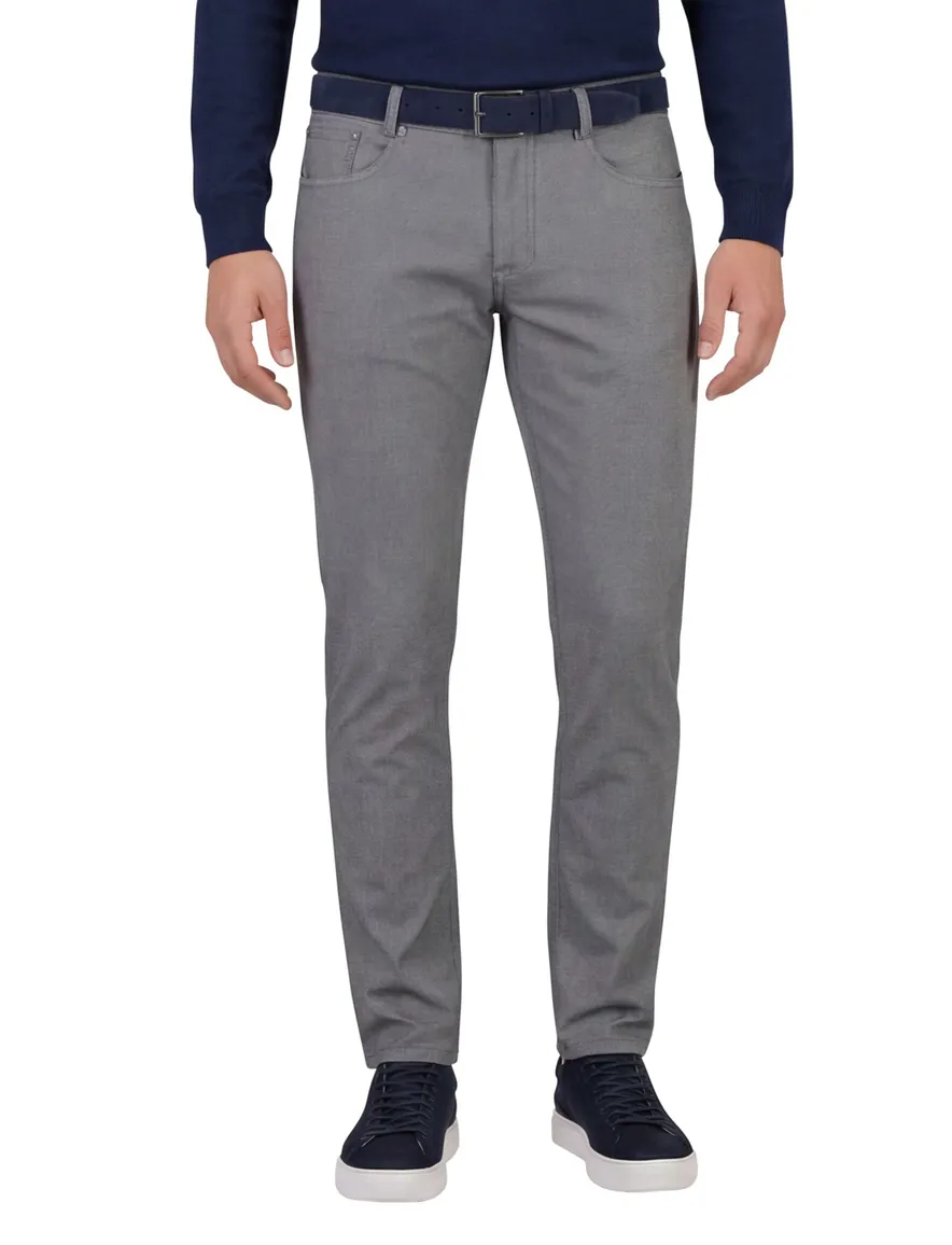 Gardeur broek 5-p grijs