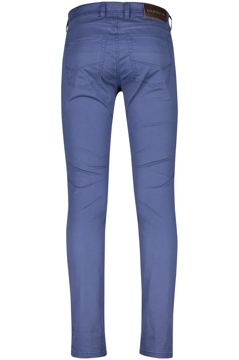 Gardeur broek 5 pocket blauw