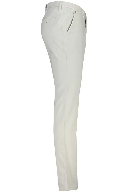 Gardeur broek gebroken wit effen chino