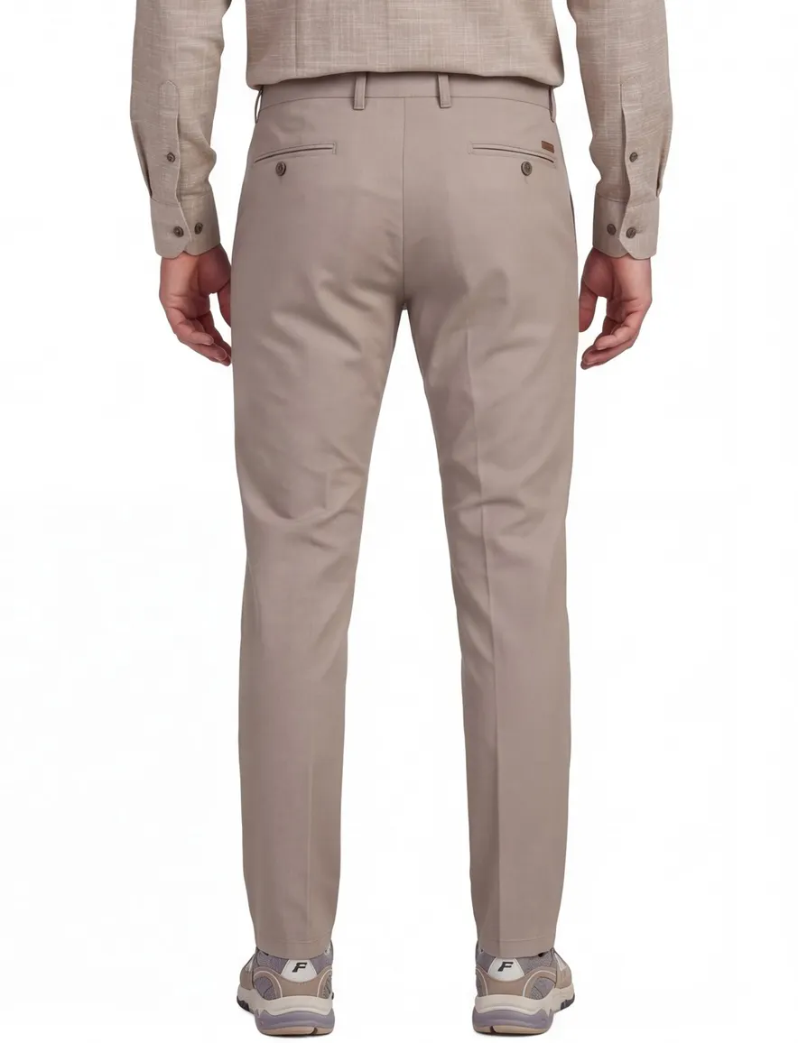 Gardeur broek chino slim fit bruin