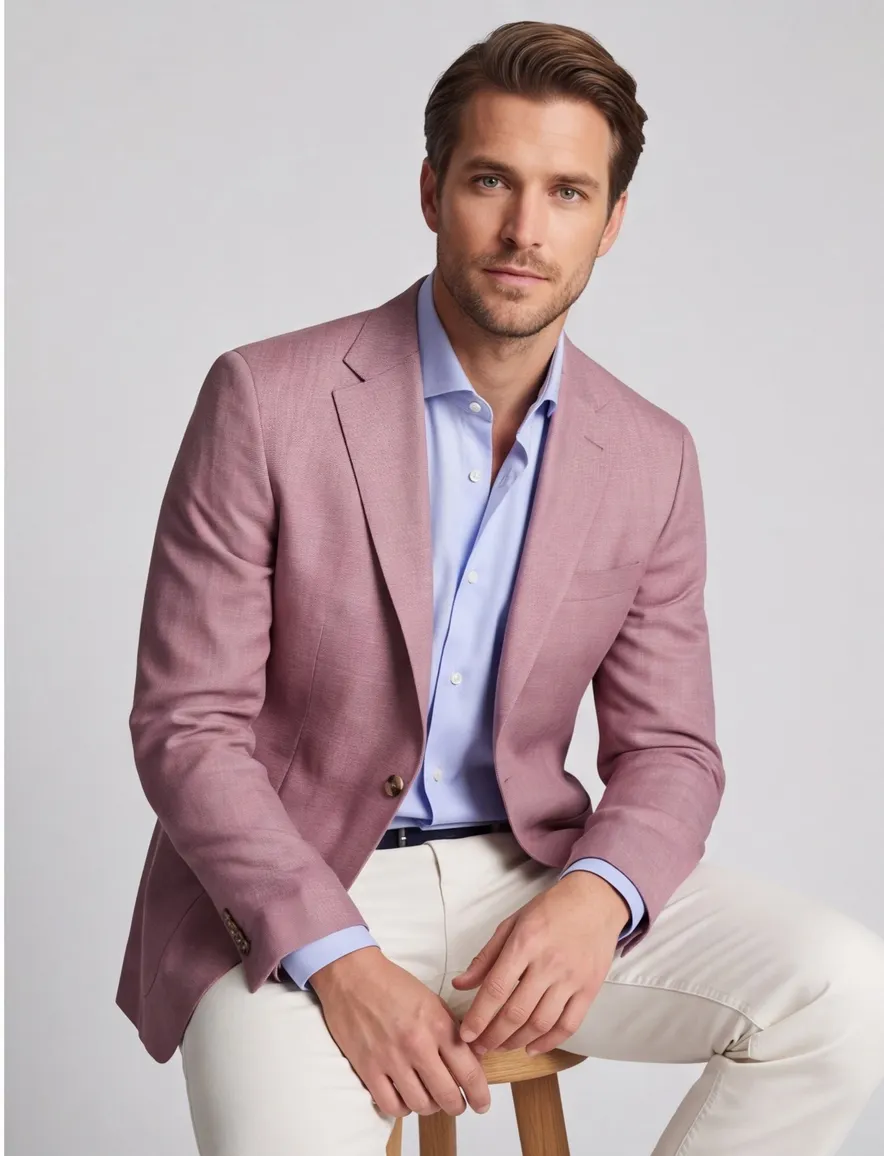 Dressler Shaped Fit colbert roze