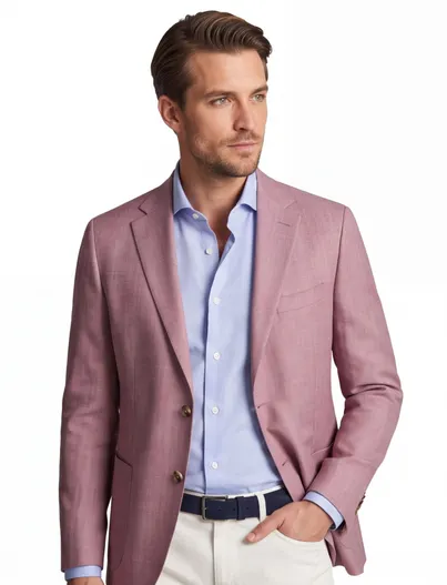 Dressler Dressler Shaped Fit colbert roze