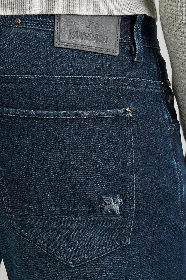 Vanguard V850 jeans donkerblauw slim fit