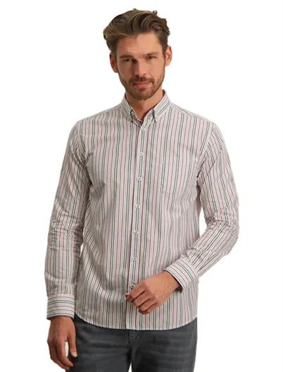 State of Art State of Art overhemd casual lange mouw gestreept