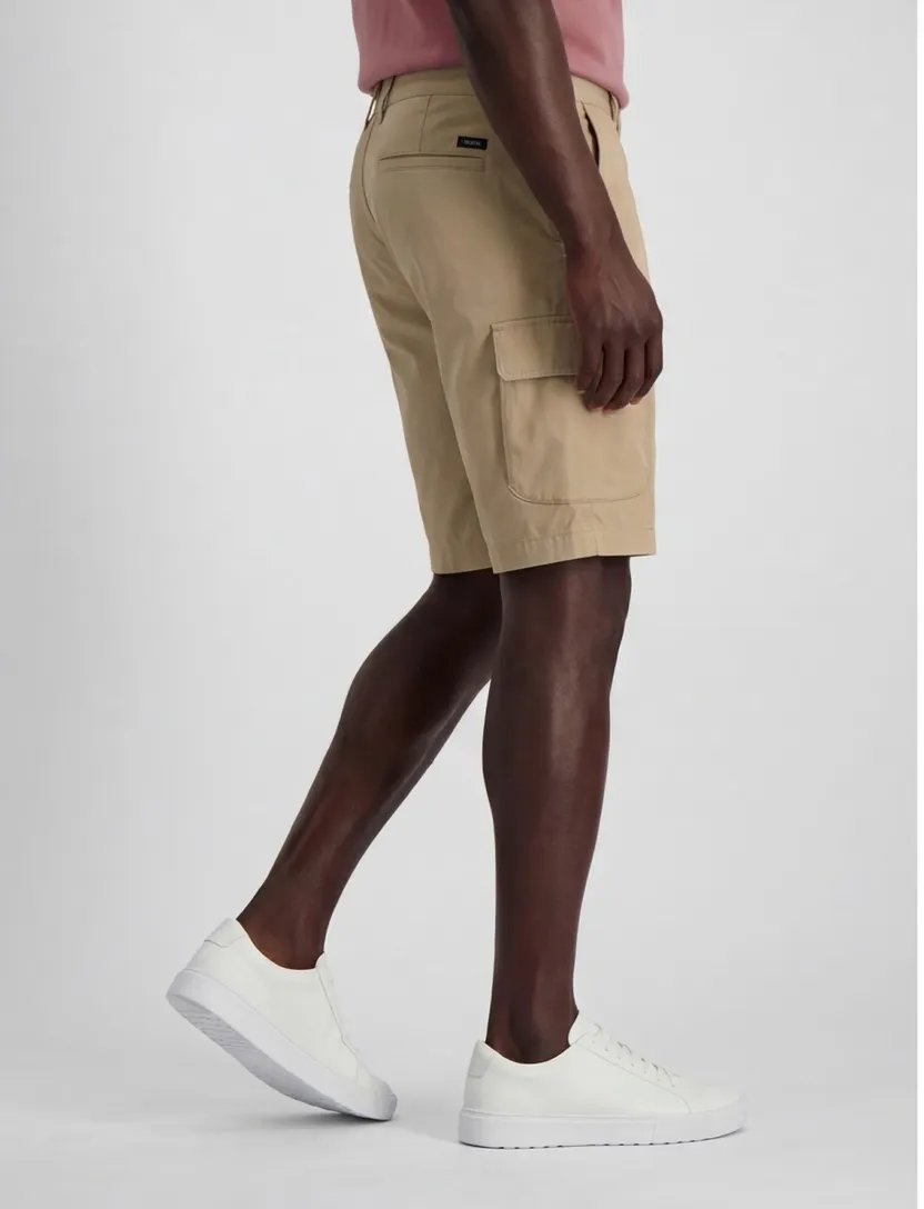 State of Art korte broek beige uni katoen