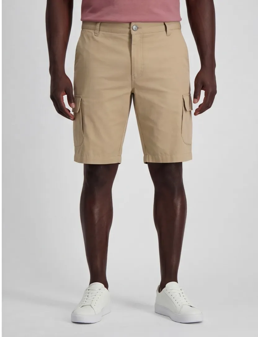 State of Art korte broek beige uni katoen