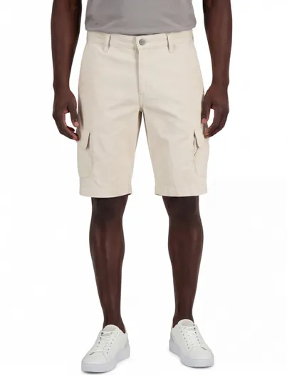 State of Art katoenen State of Art korte broek effen wit