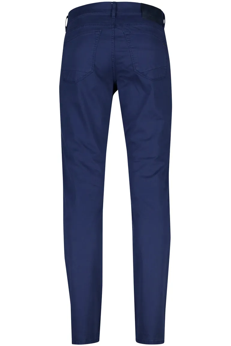Brax 5-pocket broek marathon Chuck blauw effen denim