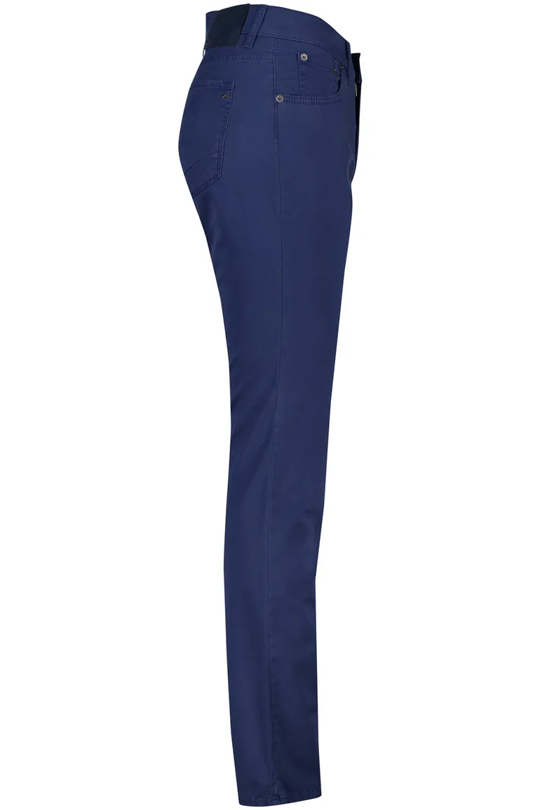 Brax 5-pocket broek marathon Chuck blauw effen denim