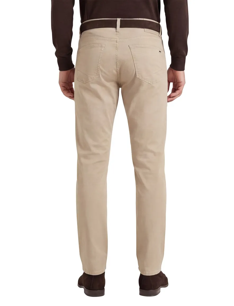 Brax Pantalon beige effen chuck modern fit