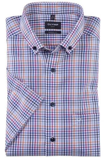 Olymp Overhemd Olymp blauw