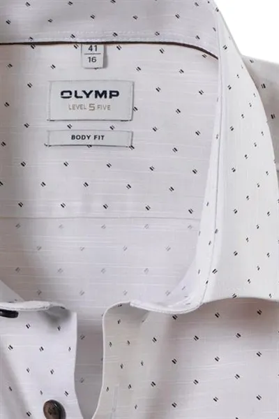Overhemd Olymp Level Five Body Fit wit