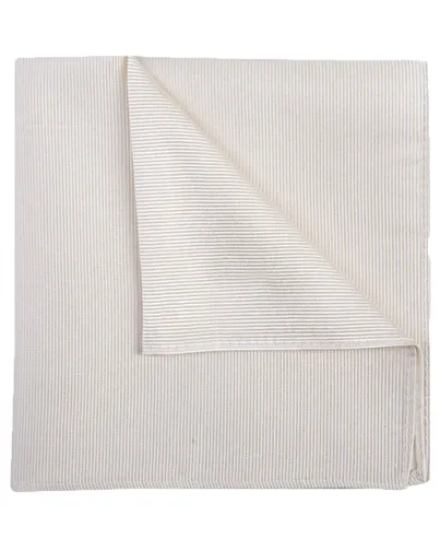 Profuomo Profuomo pochet off white zijde