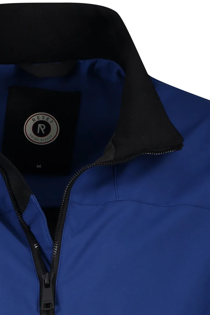 tussenjas reset normale fit blauw Kingstom ritszakken