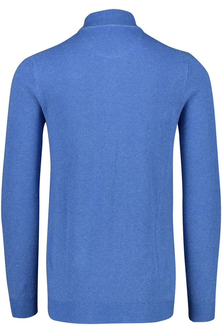 Portofino vest blauw effen extra lang
