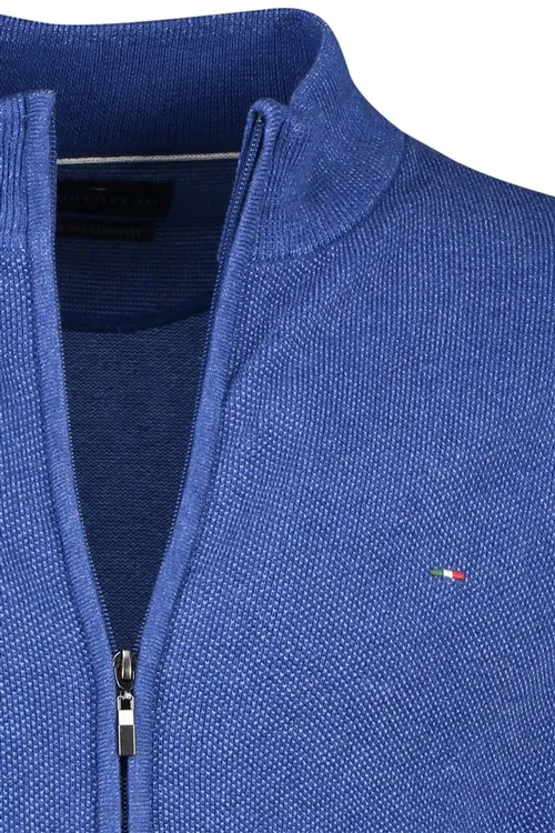 Portofino vest ml7 koningsblauw katoen