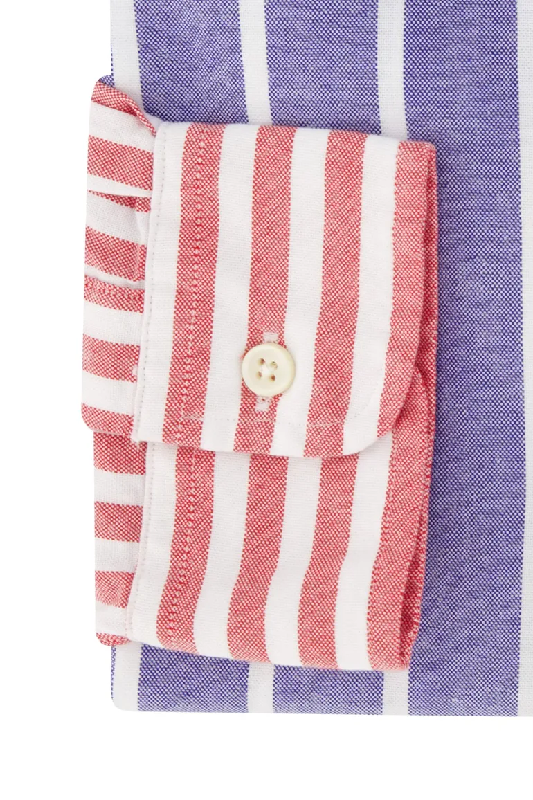 Polo Ralph Lauren overhemd gestreept roze/paars