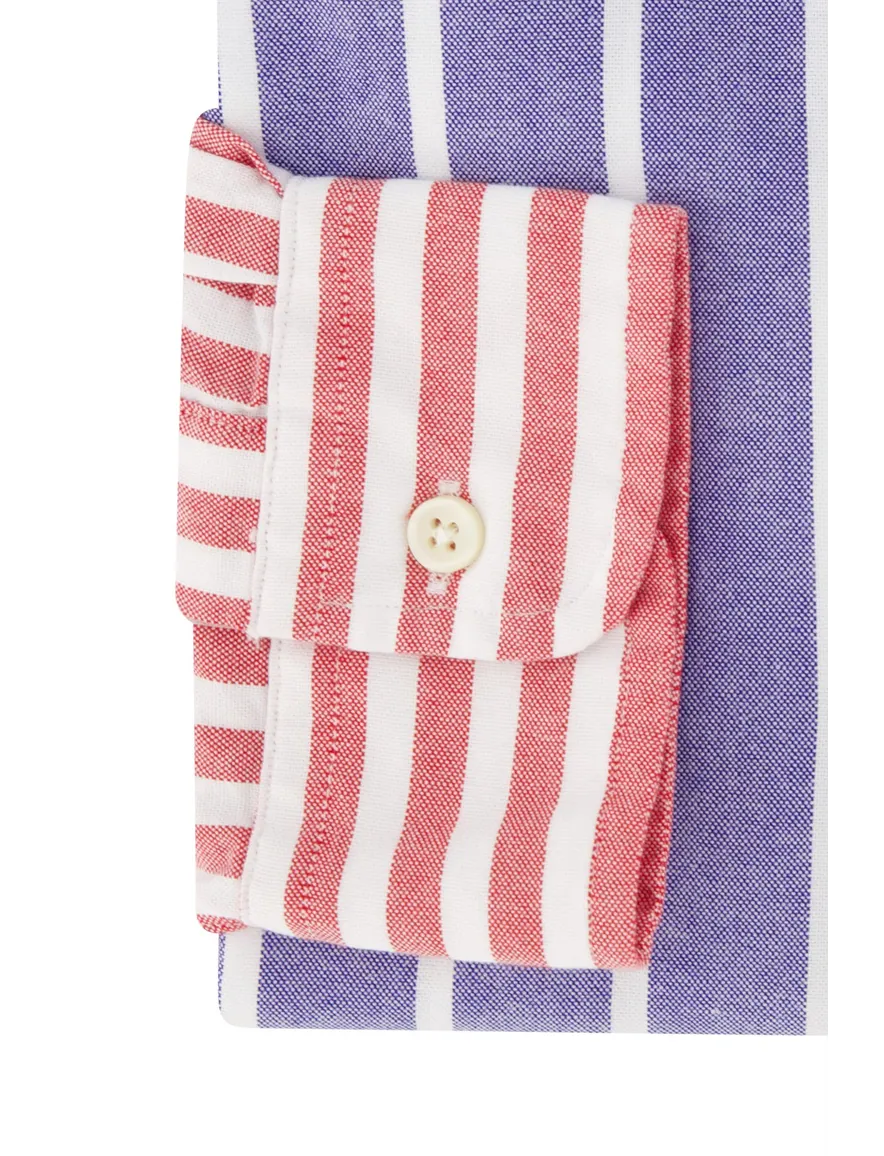 Polo Ralph Lauren overhemd gestreept roze/paars