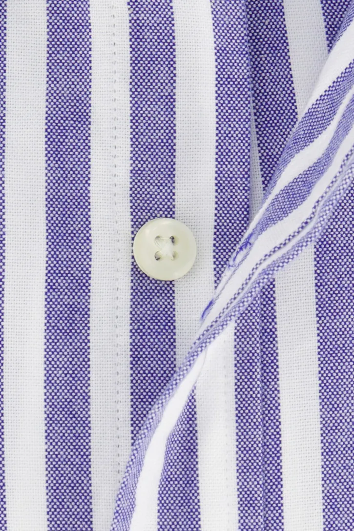 Polo Ralph Lauren Slim Fit lichtblauw gestreept overhemd