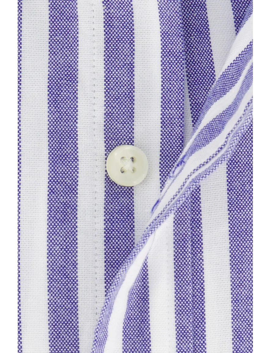 Polo Ralph Lauren Slim Fit overhemd lichtblauw gestreept