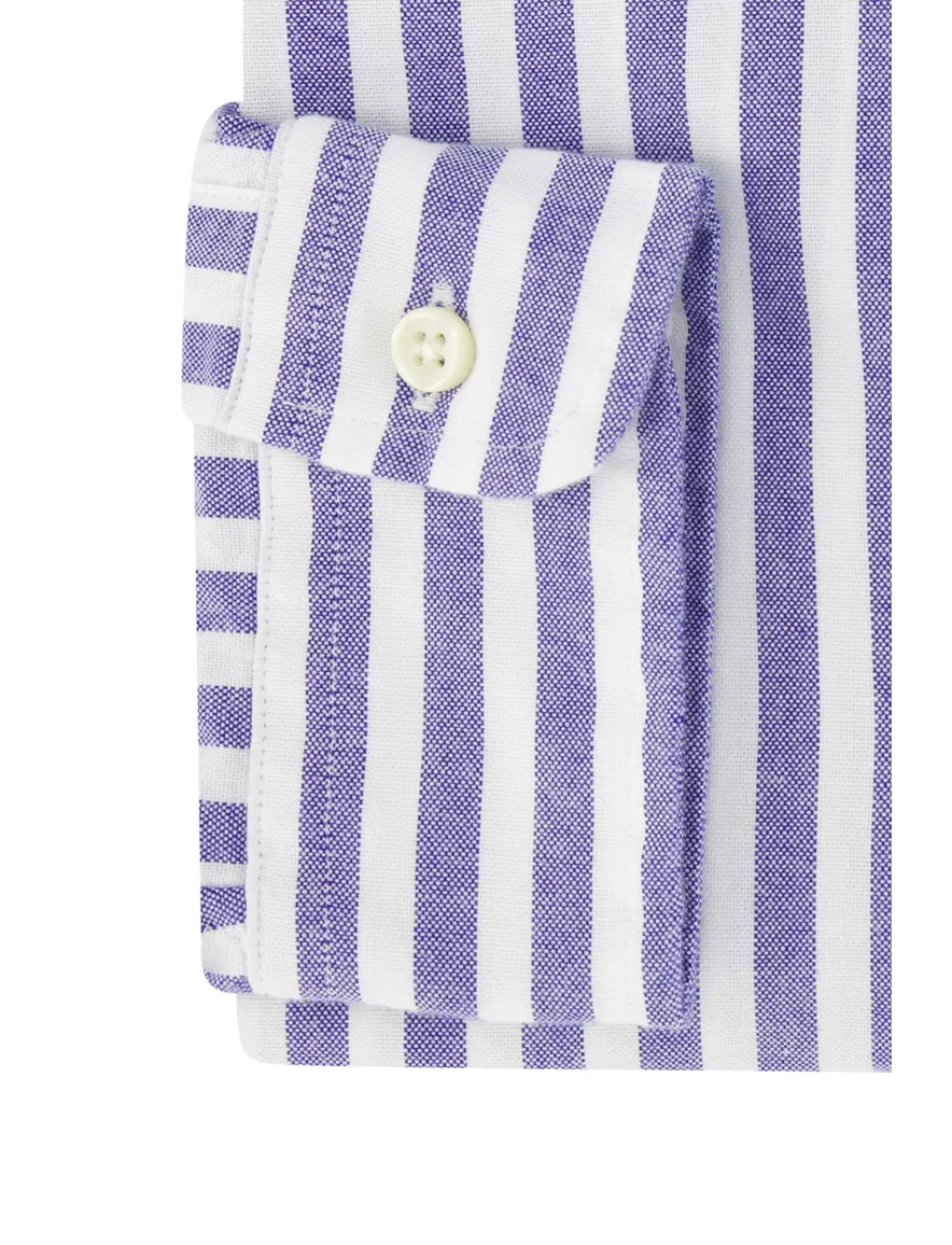 Polo Ralph Lauren Slim Fit overhemd lichtblauw gestreept