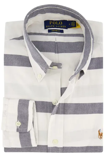 Polo Ralph Lauren Polo Ralph Lauren overhemd grijs/wit gestreept