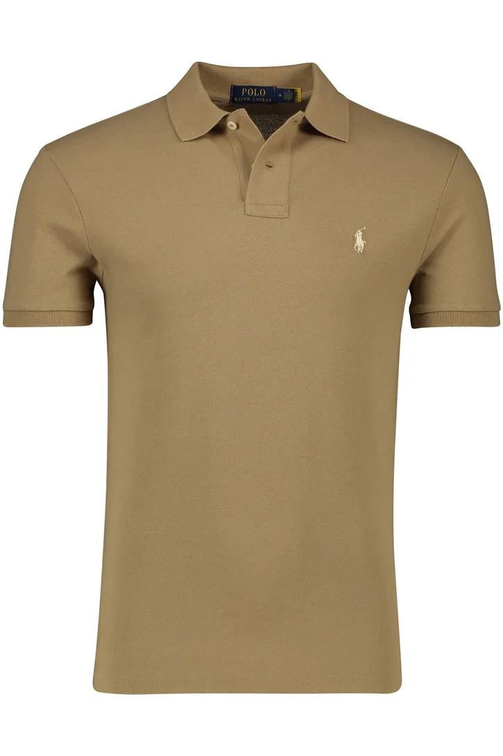 Polo Ralph Lauren polo camel big & tall 2-knoops normale fit katoen