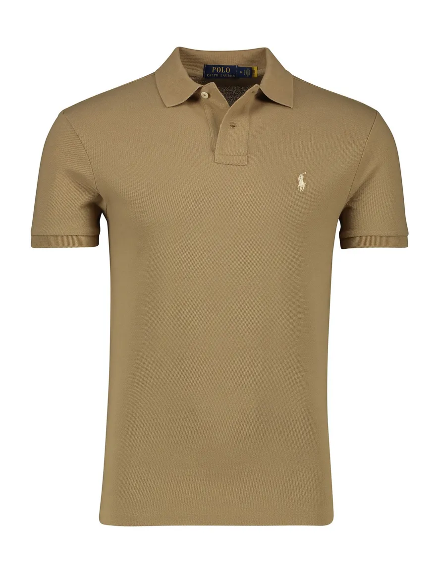 Polo Ralph Lauren polo camel big & tall katoen normale fit 2-knoops