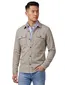 Born With Appetite casual overshirt normale fit khaki effen