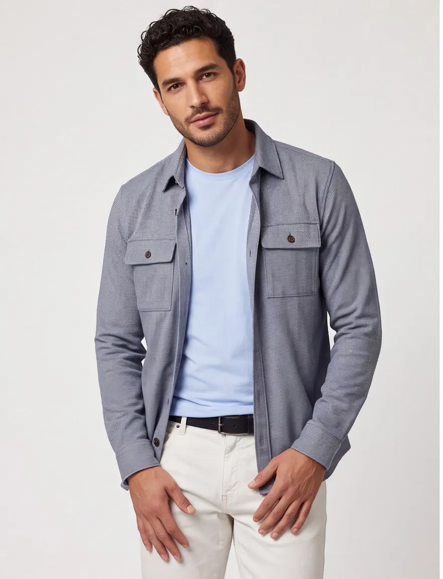 Born With Appetite overshirt blauw