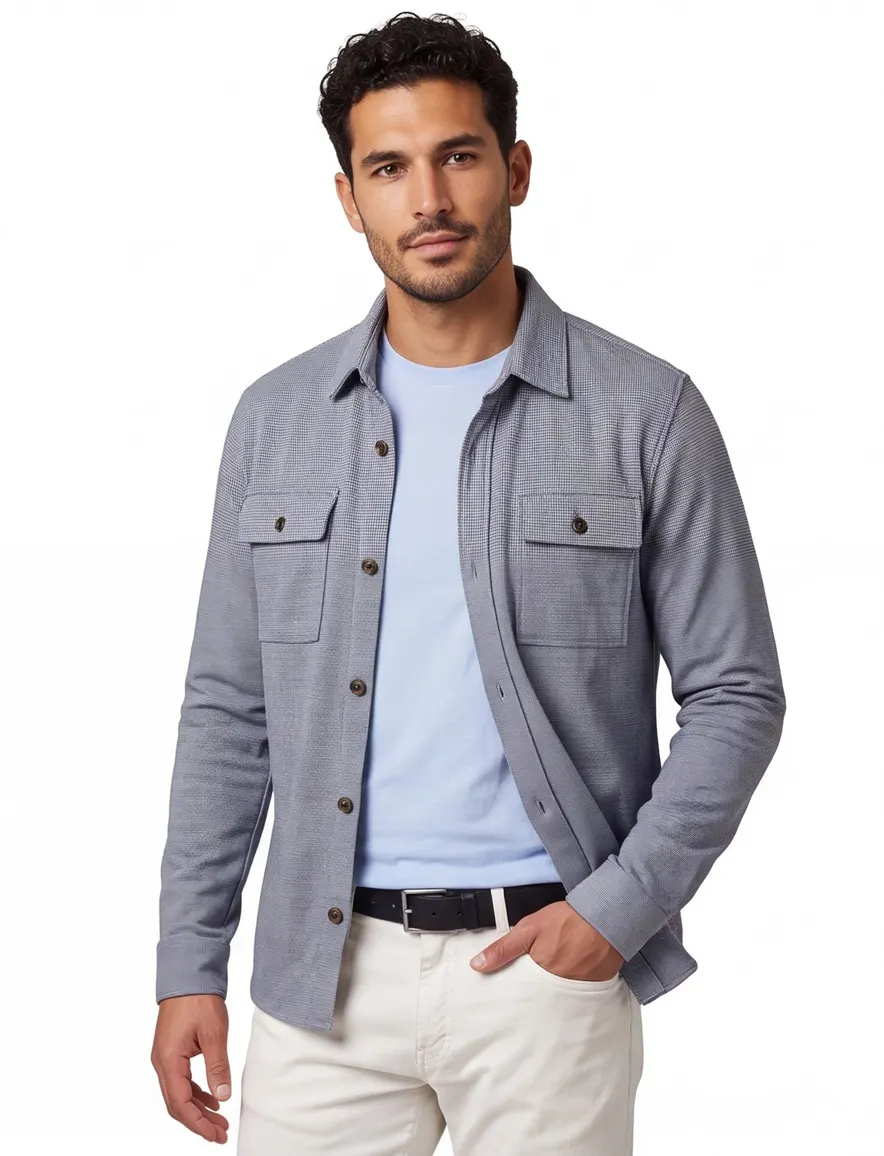 Born With Appetite overshirt blauw