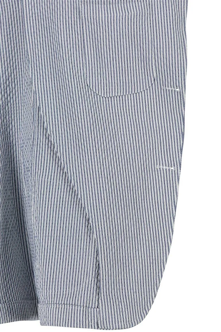 Carl Gross Taivo-S colbert gestreept blauw wit
