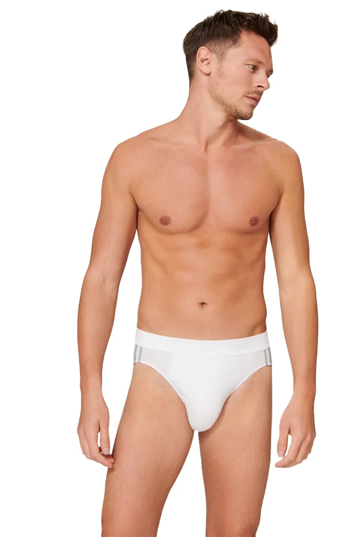 Schiesser 95/5 Rio-slip wit 3-pack