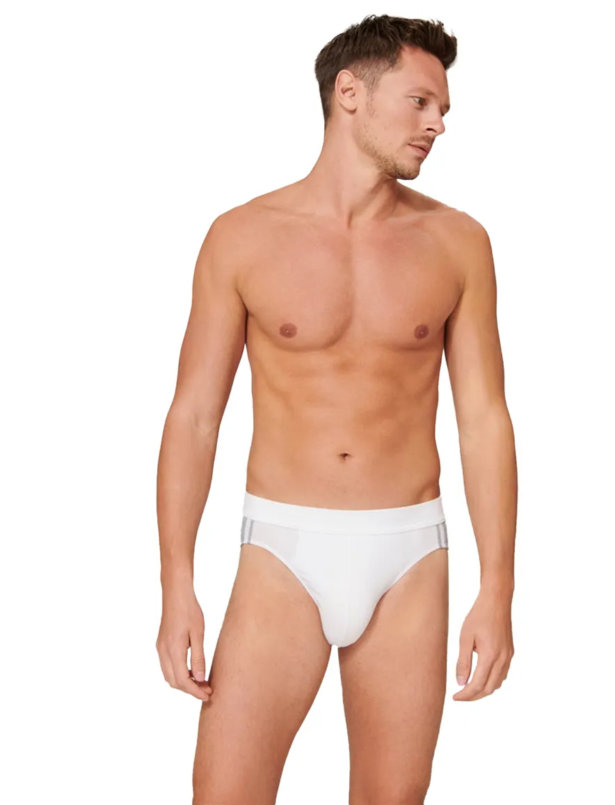 Schiesser 95/5 Rio-slip wit 3-pack
