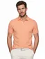 Portofino polo normale fit oranje effen katoen