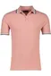 Portofino polo normale fit lichtroze effen katoen zwart roze details Imola