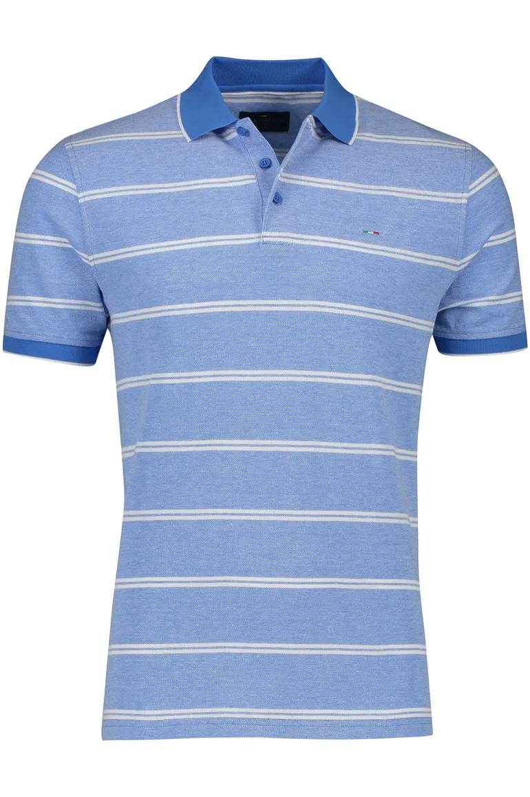 Poloshirt portofino Mugello Blauw gestreept
