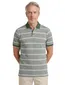 Portofino poloshirt korte mouwen normale fit groen gestreept katoen