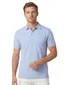 Portofino polo Milano normale fit lichtblauw effen 2 knoops katoen