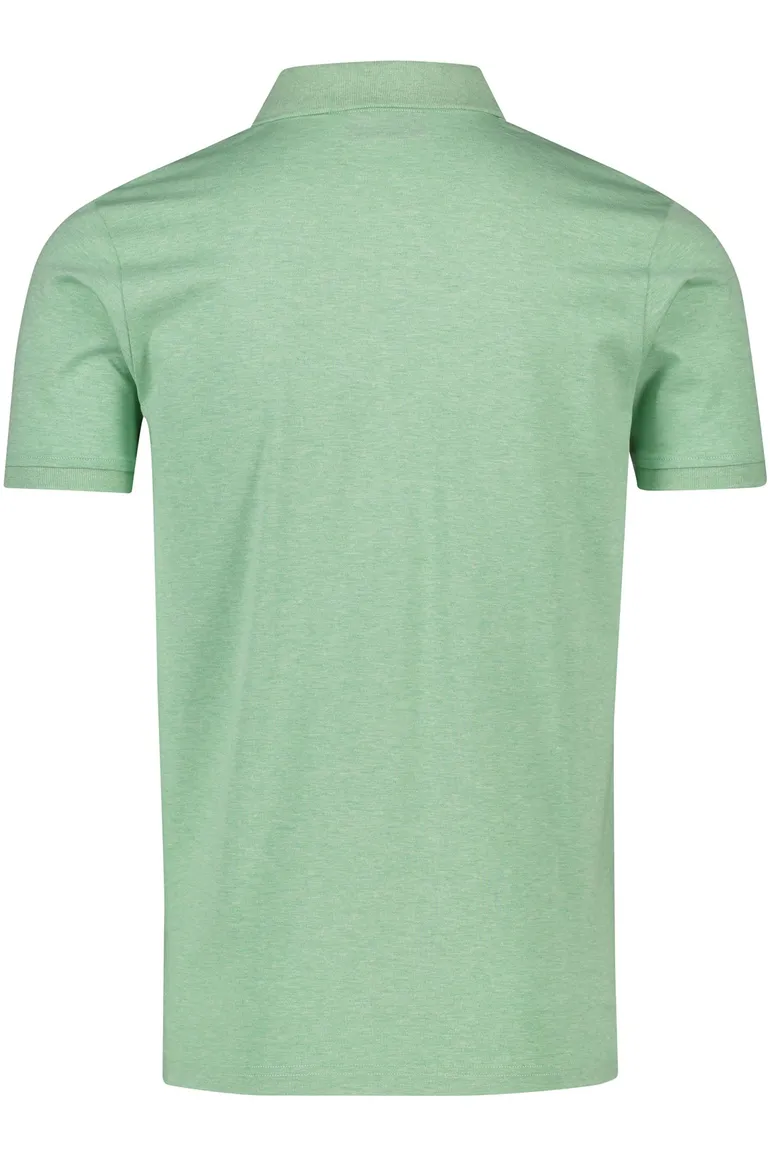 2 knoops Portofino poloshirt normale fit groen uni katoen