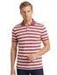 Portofino Amalfi polo korte mouw rood wit