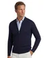 Maerz vest donkerblauw effen