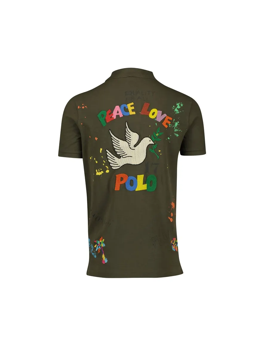 Polo Ralph Lauren poloshirt groen geprint