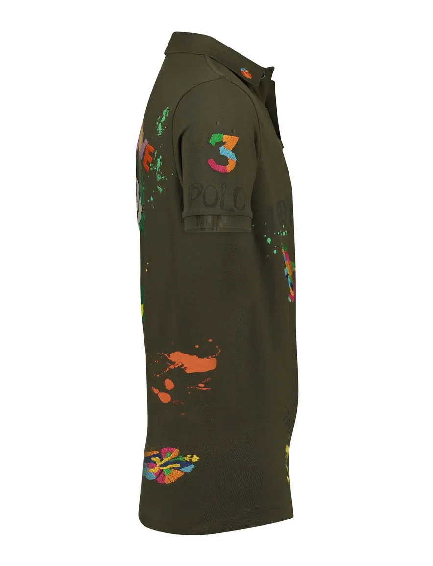 Polo Ralph Lauren poloshirt groen geprint