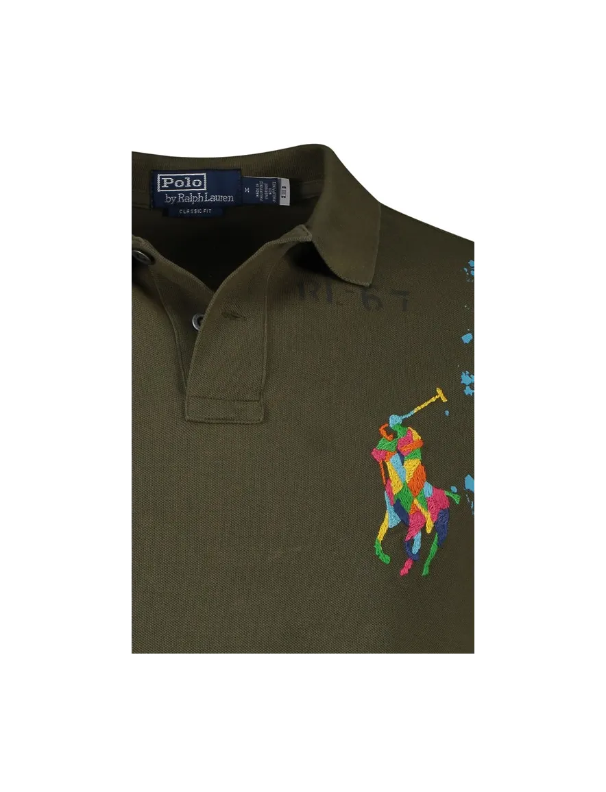 Polo Ralph Lauren poloshirt groen geprint
